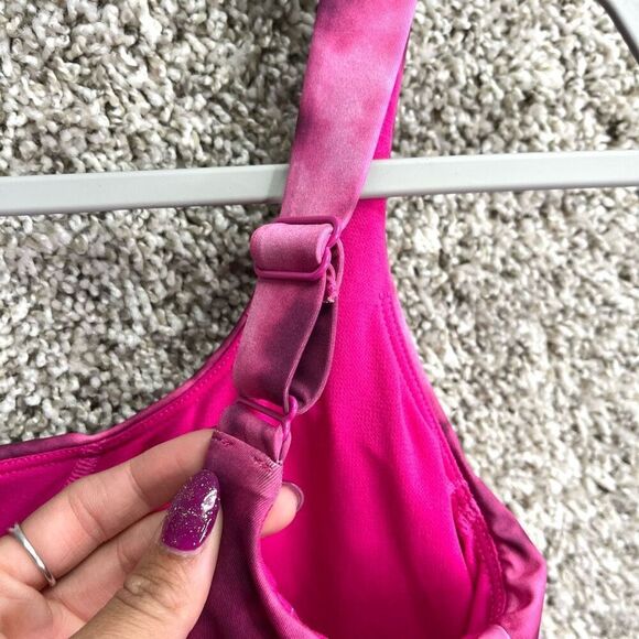 Nike Tankini Top Women’s Large Pink Tie Dye Print Swim - Picture 4 of 6